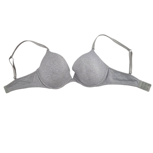 Victoria Secret Womens Gray Push Up Bra Size 34D - Picture 6 of 13